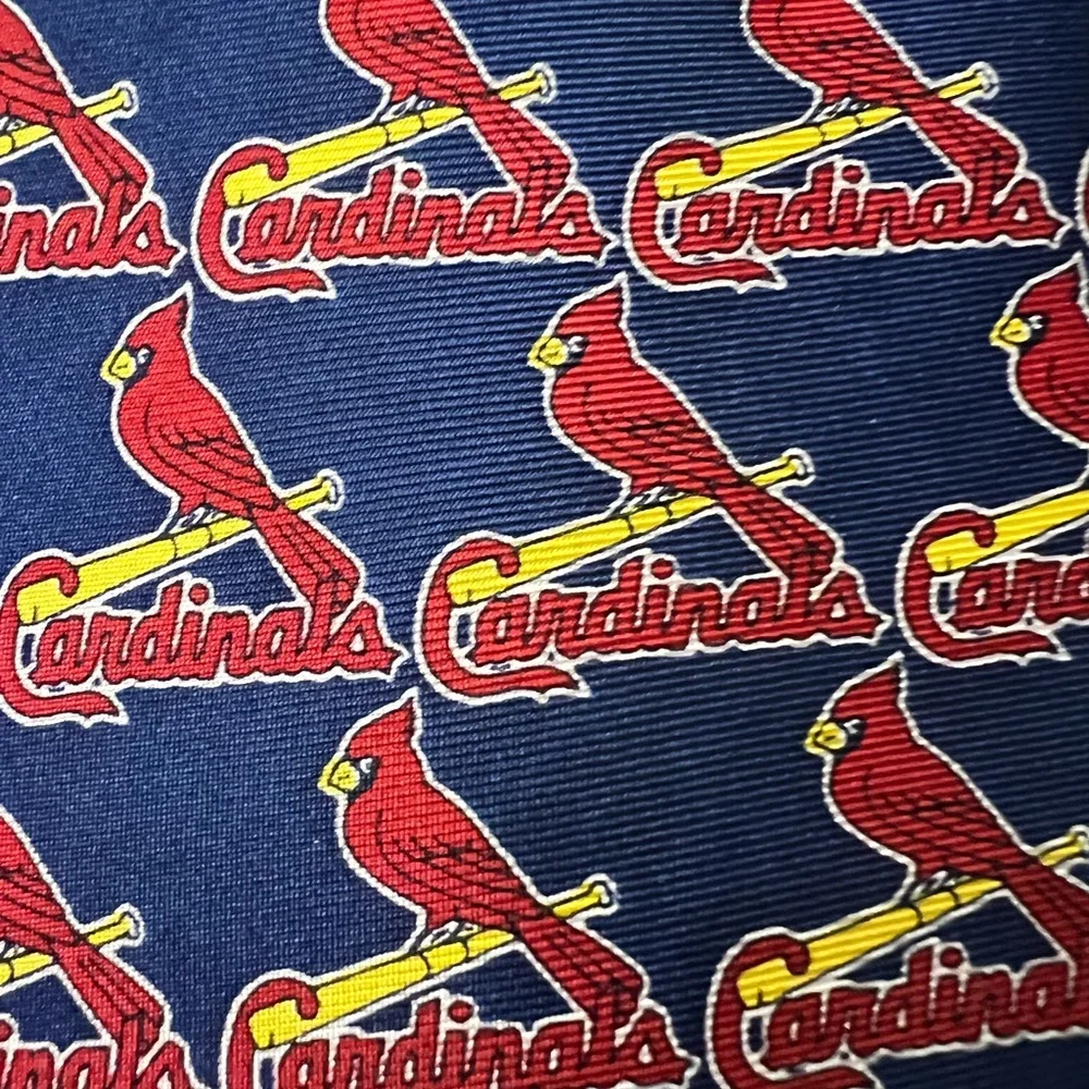 2002 Major League Baseball MLB St Louis‎ Cardinals Silk Necktie